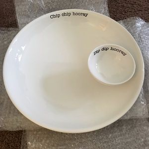 New Mud Pie Chip and Dip Tray